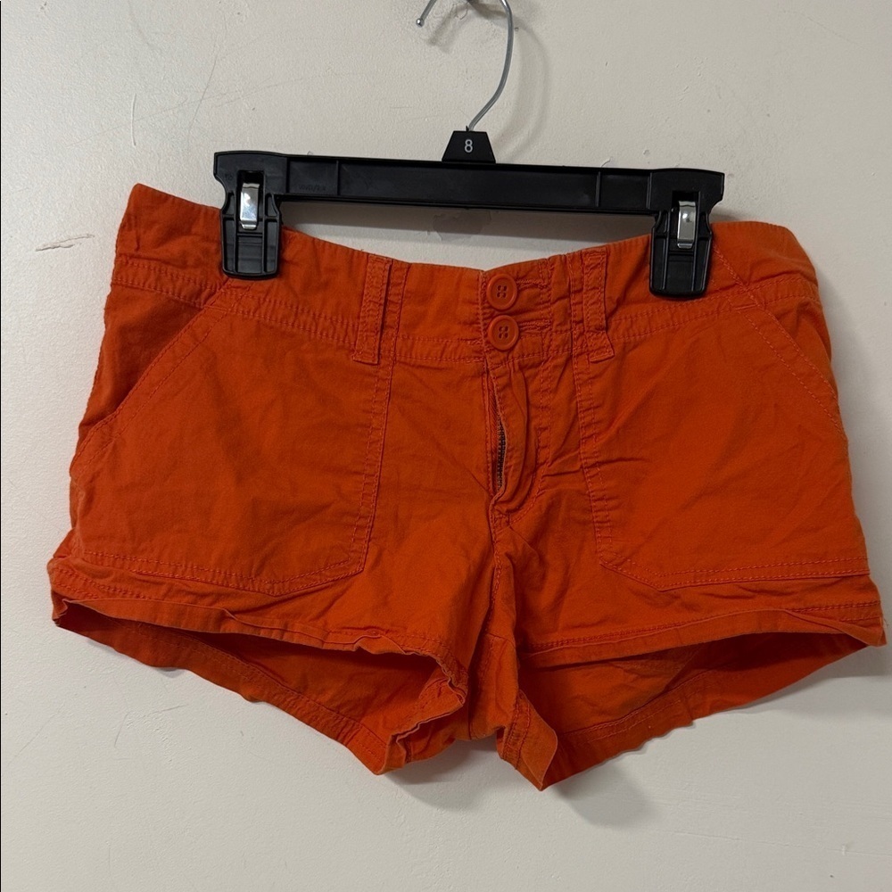 Forever 21 low rise Orange Shorts y2k